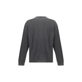 Agolde Gray Cotton Long Sleeve T-Shirt